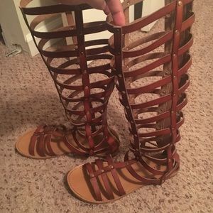 Zigi Gladiator sandal boots.